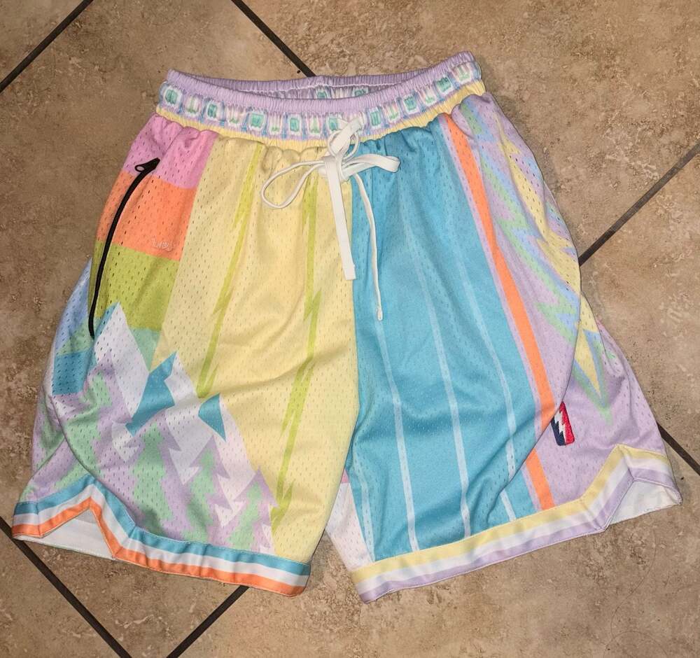 Who Cares x Trillest What The Pastel Swingman Basketball Shorts